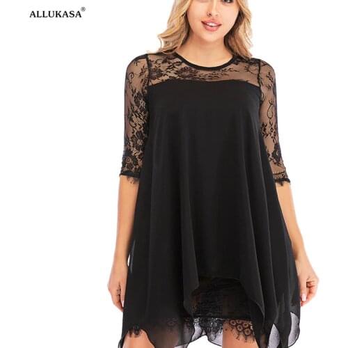 Модные платья-футляры Allukasa China At AliExpress