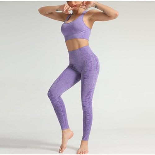 Seamless women tracksuit 2020 fitness yoga suit gym clothing womens sports breathable bra sport pants 2pcs sets sportwear