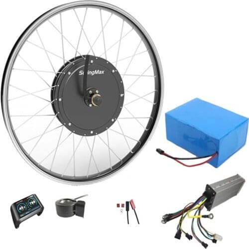 Fast Speed 120km/h 700C 150mm 5000w Hub Motor Kit For Electric Bike