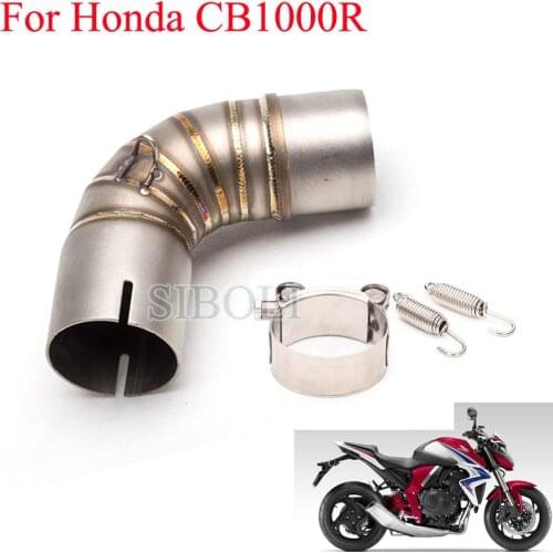 CB1000R Motorycle Exhaust Middle Link Pipe Tube Titanium Color For Honda CB 1000R 2010 2011 2012 Years Accessories FREE SHIPPING