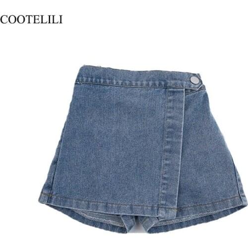 COOTELILI Denim Shorts For Girls