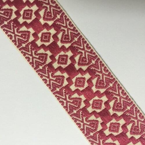 5cm high quality light date red cotton webbing,strap webbing,strap ribbon,strap band,XERY191116A