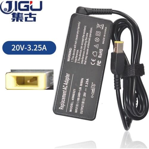 JIGU 65W 20V 3.25AReplacement Universal AC Adapter Battery Charger For Lenovo YOGA 11 13 m490 G500 G505 G405 G500S Power Adapter