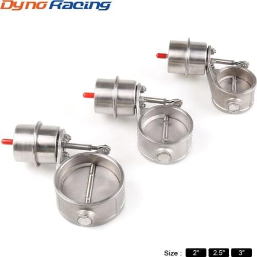 2'' 2.5'' 3'' Stainless Steel Exhaust Control Valve Cutout Set Vacuum Actuator CLOSED Style Pipe Pressure:About -3psi