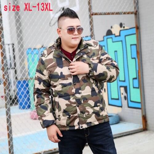 New high quality Short Men Fashionable Extra large Coat White Duck Down Thick Casual Down Jacket Men plus size XL-11XL12XL13XL