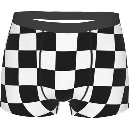 Chess Board Heavy Metal 1960s Punk Rock Music Underpants Breathbale Panties Mens Underwear Print Shorts Boxer Briefs
