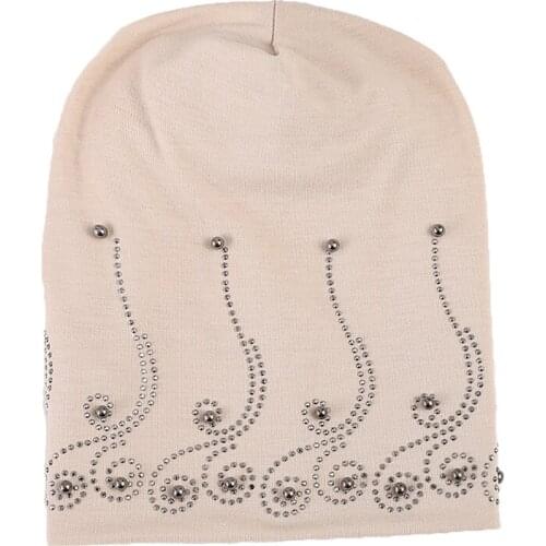 Fashionable Autumn Winter Mens And Womens Double Layer Pure Cotton Outdoor Cycling Knitted Warm Cover Hat