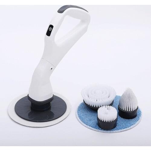 4 in 1 Kitchen Home Cleaning Tools Tile Brush Muscle scrubber Electric Cleaning Brush Spin Cordless Chargeable Bathroom Cleaner