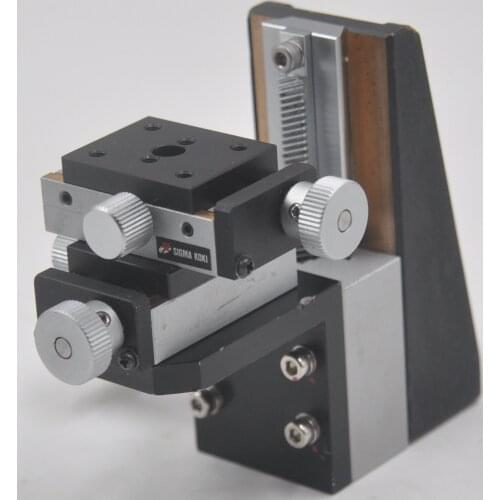 SIGMA KOKI three-dimensional XYZ axis manual optical precision fine-tuning dovetail slide copper