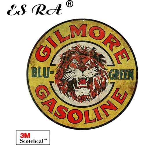 3M Sticker Retro Vinyl Decals Vintage Pegatinas Lion Round Signs Waterproof Matt for Car Motor Helmet Pitcher Skateboard