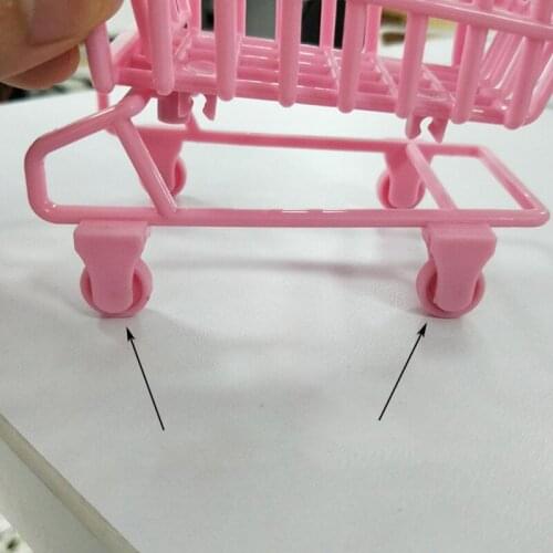 Pink Parrot Trolley Cart Nibble Shooting Bird Toy Desktop Decoration Stand Climbing Training Bird Grinding Claws Chew Exercise