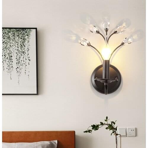 Vintage LED Wall Lamps Indoor Lighting Black Wall Lights Living Room Lighting Home Decor Bedroom Wall Sconce Restaurant Hallway