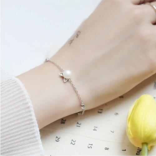 Pearl Cat Ears Bracelet For Women Adjustable Chain Charm New Hot Sale Korean Fashion Trendy High Quality Femme Jewelry BOYULIGE