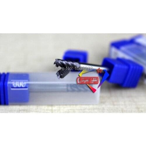 Zhuzhou sanyinghe 4 cutter straight shank flat-end milling cutter universal high-performance CNC End milling cutter GM-4E-D4.0S