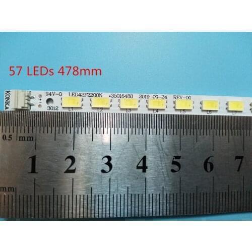 10 parts/batch FOR konka LED42F2200NE LED42F2200N lamp Article 35016489 37020153 V420H2-P01 1 piece= 57LED 478 MILLITER 100% NEW