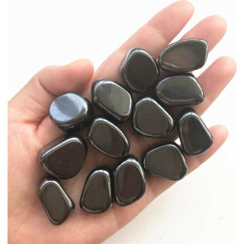 15-30mm Natural Hematite Tumbled Stones Carved Crystal Reiki Healing Crafts Natural Quartz Crystals 100g