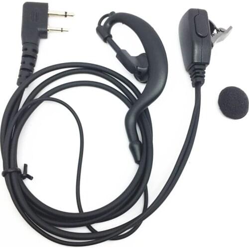 2PIN headphones for walkie talkie for ICOM V8 V85 V80 V82 two way radios