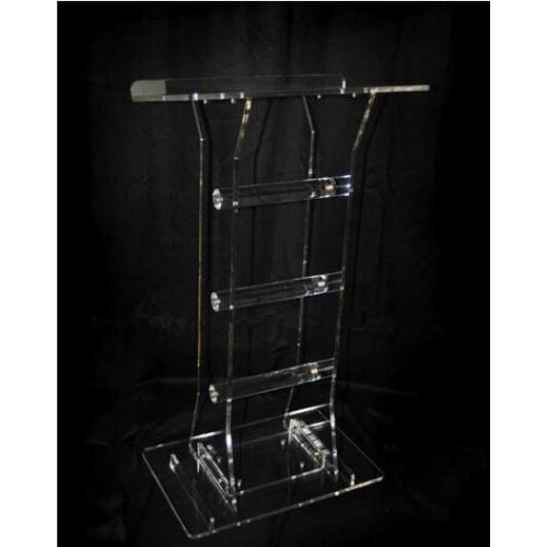 Free Shipping modern Customized acrylic lectern crystal podi Acrylic Pulpit Tabletop Lectern Clear Plexiglas Podium