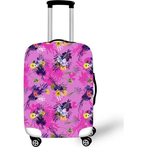 Elastic Luggage Protective Cover Case For Suitcase Protective Cover Trolley Cases Covers 3DTravel Accessories Daisy Pattern G111