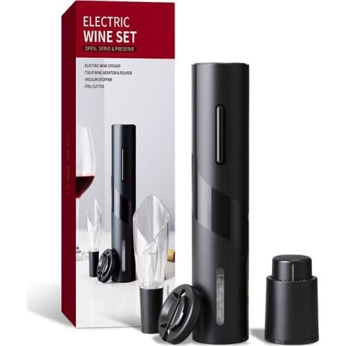 Electric USB Charging Wine Opener Kitchen Gadgets Accessories Rechargeable Corkscrew Gifts For Wine Lovers Household Wine Sets