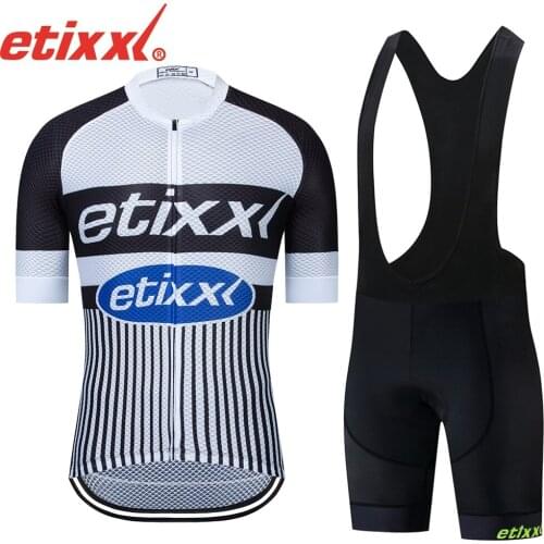 ETIXXL Summer Cycling Jersey Set Breathable MTB Bicycle Cycling Clothing Mountain Bike Wear Clothes Maillot Ropa Ciclismo