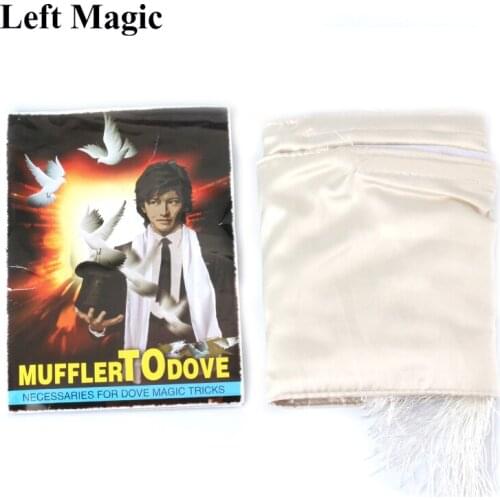 Muffler To Dove Magic Tricks Scarf Magic Props Gimmick Illusions Magic Trick Accessories Stage Professional
