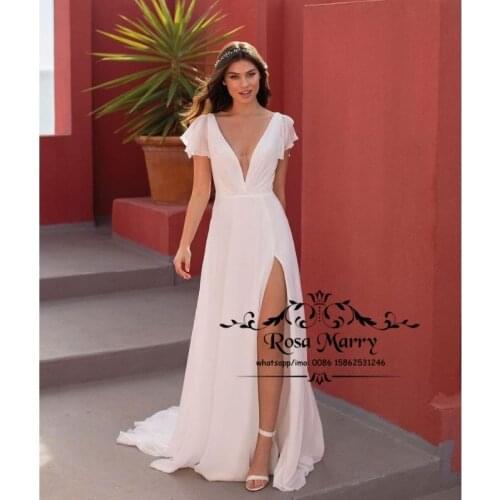 Шифоновые свадебные платья Lamiabridal China At AliExpress