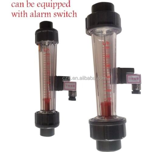 LZB-32S Plastic Flow Meter Rotameter with upper and lower alarm switch (Short Tube )