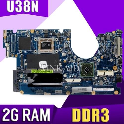 Laptop motherboard for ASUS U38DT motherboard 60-NTIMB1000-D01 rev2.1 2G RAM DDR3 integrated 100% tested ok