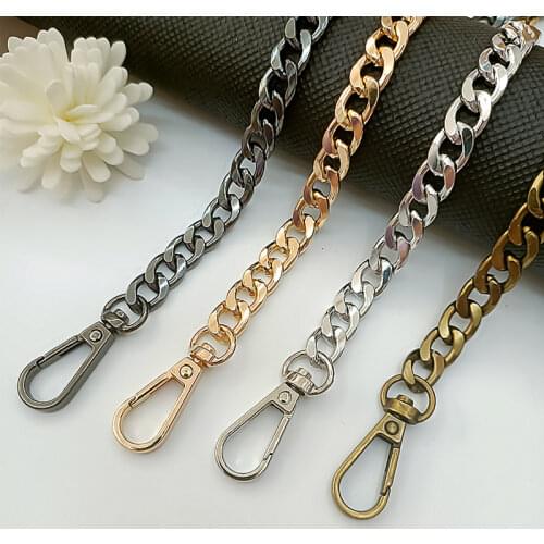 Metal Aluminum Replacement Bag Chain Accessories for Hand-Woven DIY Handmade