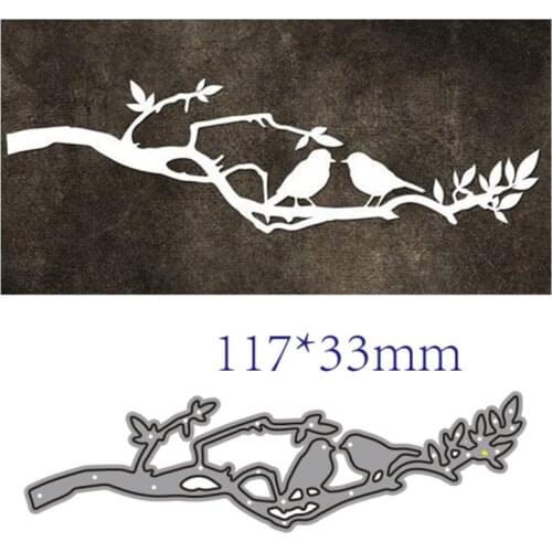 Metal cutting dies cut die mold Bird tree decoration Scrapbook paper craft knife mould blade punch stencils dies