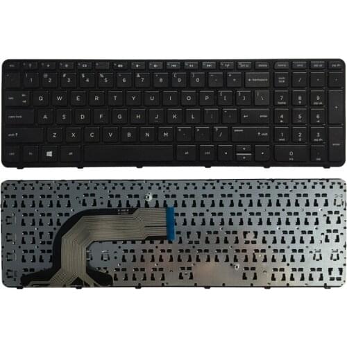 New US Black Keyboard FOR HP 15-g000 15-r000 15-g 15-r 250 G3 255 G3 256 G3 15-r007nc 15-r008nc 15-r009nc 15-r010nc with Frame