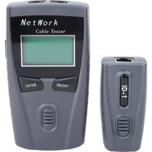 New Original Multifunctional LCD Display LAN Network Line Finder Wire Cable Test Tool RJ45 Twisted Pair for UTP and FTP Tester