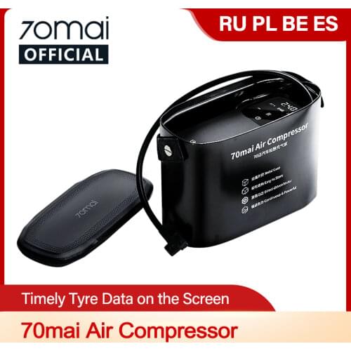 70mai Car Air Compressor 12V Electric Car Air Pump Car Tire Inflator Pumb Auto Tyre Pumb for 24V Car Motorcycle Bicycle Ball