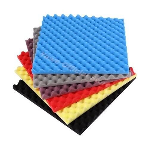 4/8 PCS 50x50x3.5cm Studio Acoustic Foam Soundproof Foam Sound Absorption Treatment Panel Sound Wedge Protective Sponge