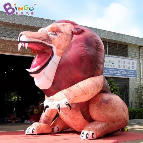 Personalized 5 meters height big inflatable nittany lion / inflatable lion figure / inflatable king lion toys