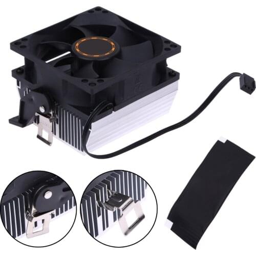 A3 CPU Cooling Fans Radiator Suitable Aluminum Computer PC for AMD754 939 940 AMD Athlon64 5200