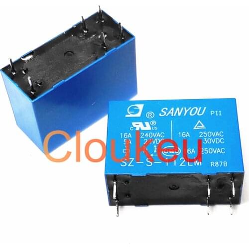 Relay SZ-S-105LM 112LM 124LM 16A 6pin OZ-SS HRM2H-S SMIH-S