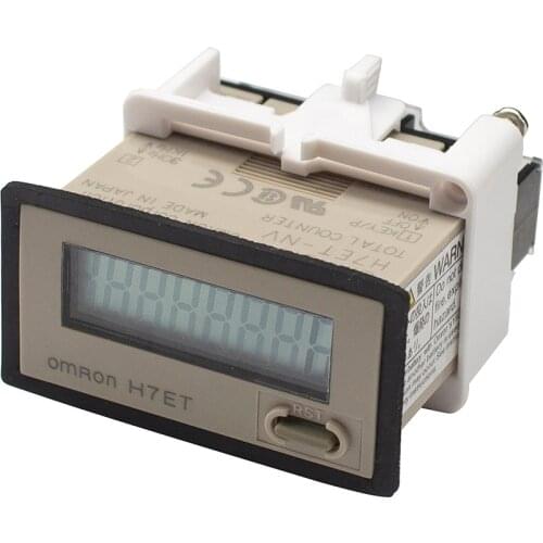 Non-Voltage 8 Digits Screw Terminal Resettable Digital Industry Accumulator Timer Dispaly Time Counter H7ET-N 0-99999999 Hours