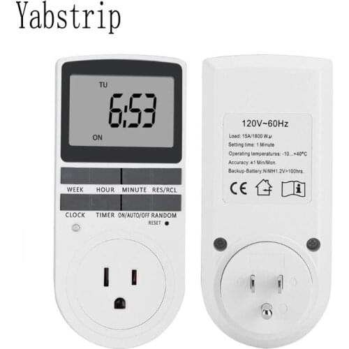 LED Plant lamp matching timer socket 24 hours recyclable timer plant grow light