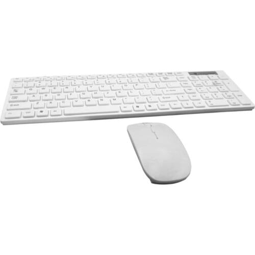 Universal Silent Ultra-thin 2.4G Wireless Keyboard and Mouse Set for Laptop PC L4MD