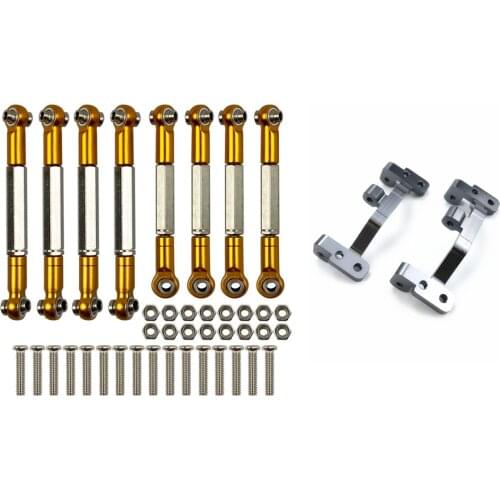 WPL B1 B-1 B14 B-14 B24 B-24 C14 C24 1/16 RC Car Spare Parts Upgrade Metal Pull Rod Steering Pull Rod Servo Rod Pull Rod Base