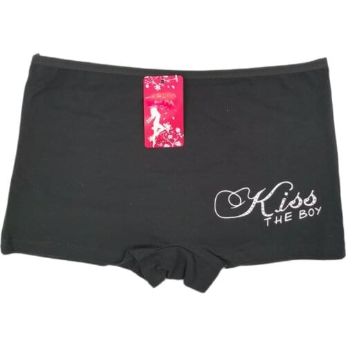 Womens cotton boyshort ladies' safety pants woman shorts underpants ladies' panties sexy female panty underwear lingerie panti