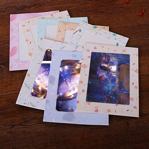 1pcs 7 inch leaf color paper photo wall frame