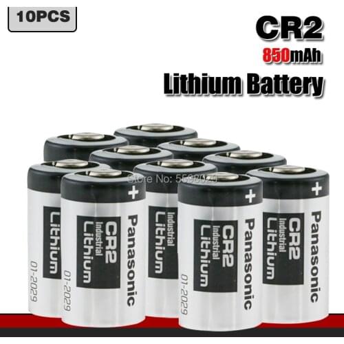 10pcs/lot Panasonic CR2 3V 850mah lithium battery for GPS security system camera medical equipment camera