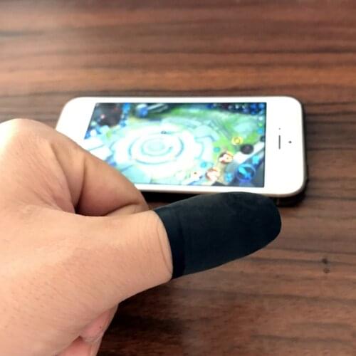 4 Pcs/Set Finger Sleeves Latex Anti-slip Anti-sweat Fingers Protector for Mobile Phone Games New Arrival