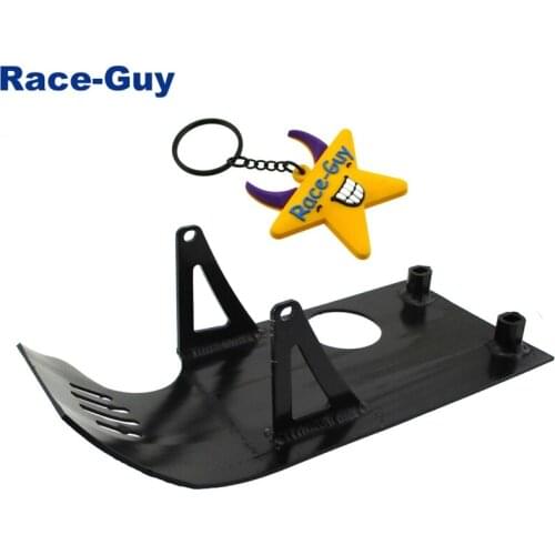 Black Aluminum Engine Skid Plate For Honda Pit Dirt Bike CRF50 XR50 2000 2001 2002 2003 2004 2005 2006 2007