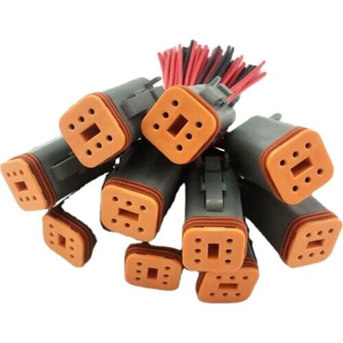 For Sinotruk/Xichai CFV Valve Socket Pure Copper Wire Plug Solenoid Valve 6-wire/six-wire Plug