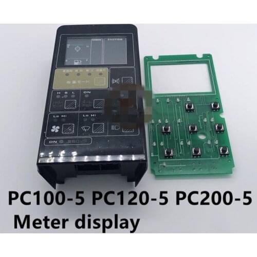 For PC100-5 PC120-5 PC200-5 instrument display monitor brand new high quality excavator accessories free mail