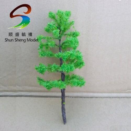 Sand Model Tree Pine Tree Hight 9cm Plastic Model Tree